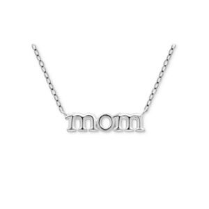 Giana Bernini‎ Sterling Silver 'Mom' Necklace